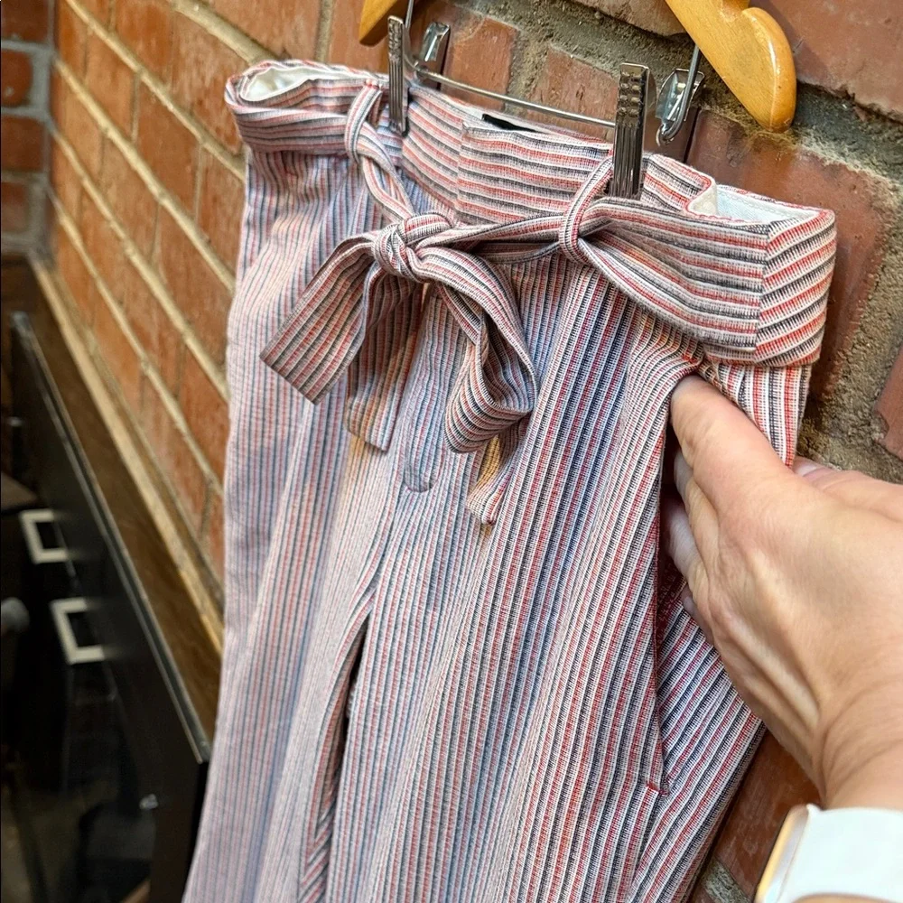 BR Banana Republic Striped Women's Linen Pants